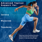 Panezze topical emulgel providing advanced support for joints, muscles, and tendons with Boswellia serrata.