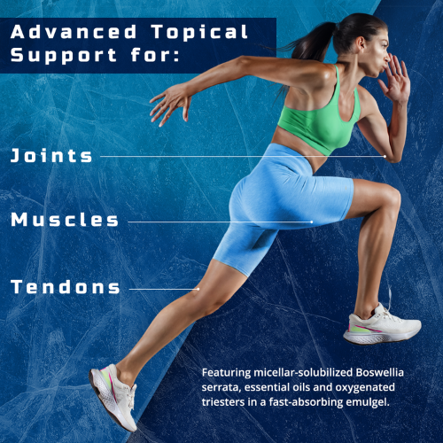 Panezze topical emulgel providing advanced support for joints, muscles, and tendons with Boswellia serrata.